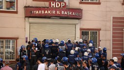 HDP Parteizentrale in Diyarbakir