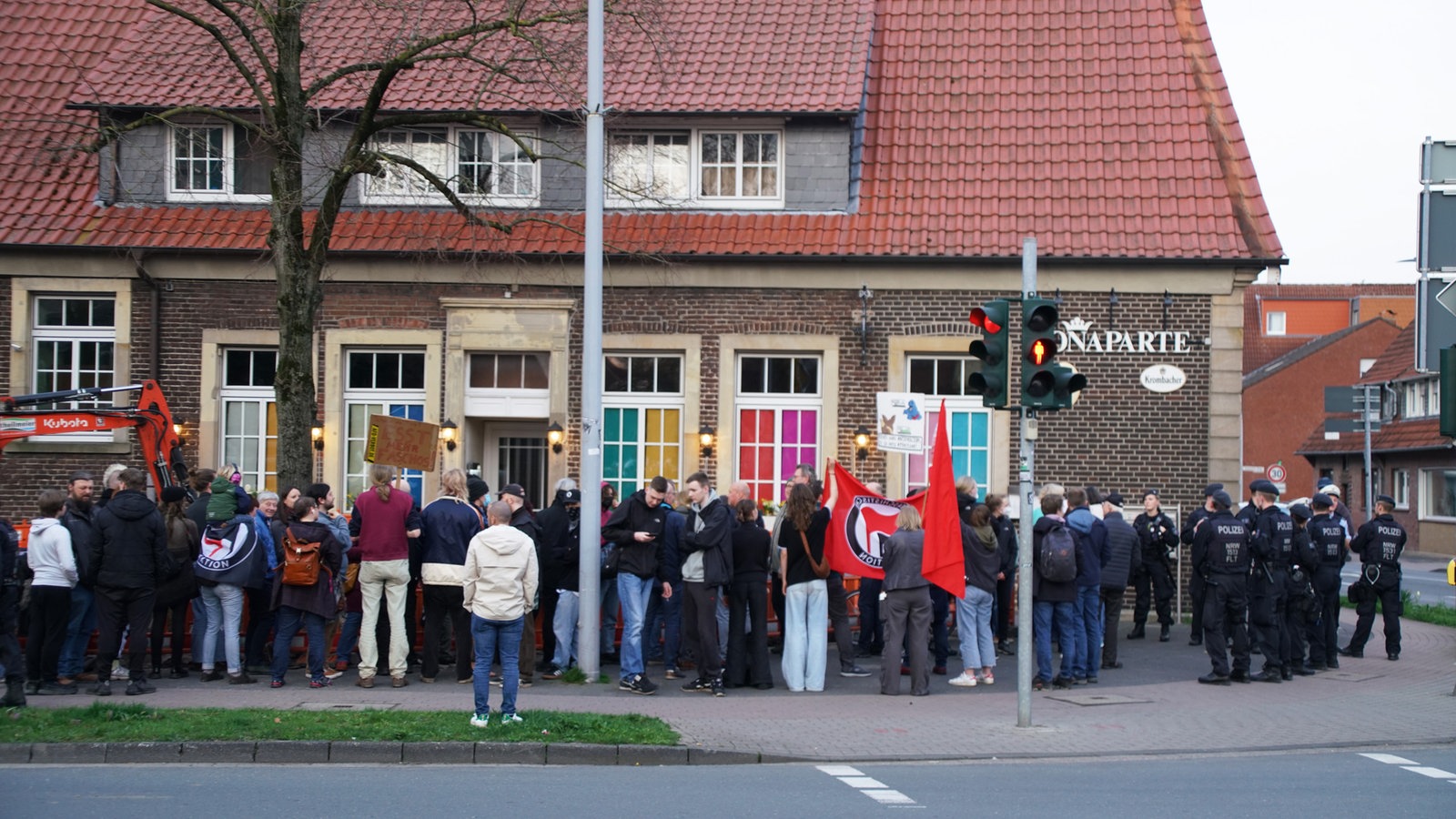 Nottuln Proteste Gegen AfD Veranstaltung Westfalen Lippe