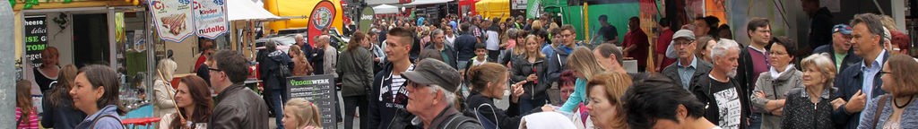 Viele Besucher auf der Festmeile beim Stadtfest 2017 in Siegen