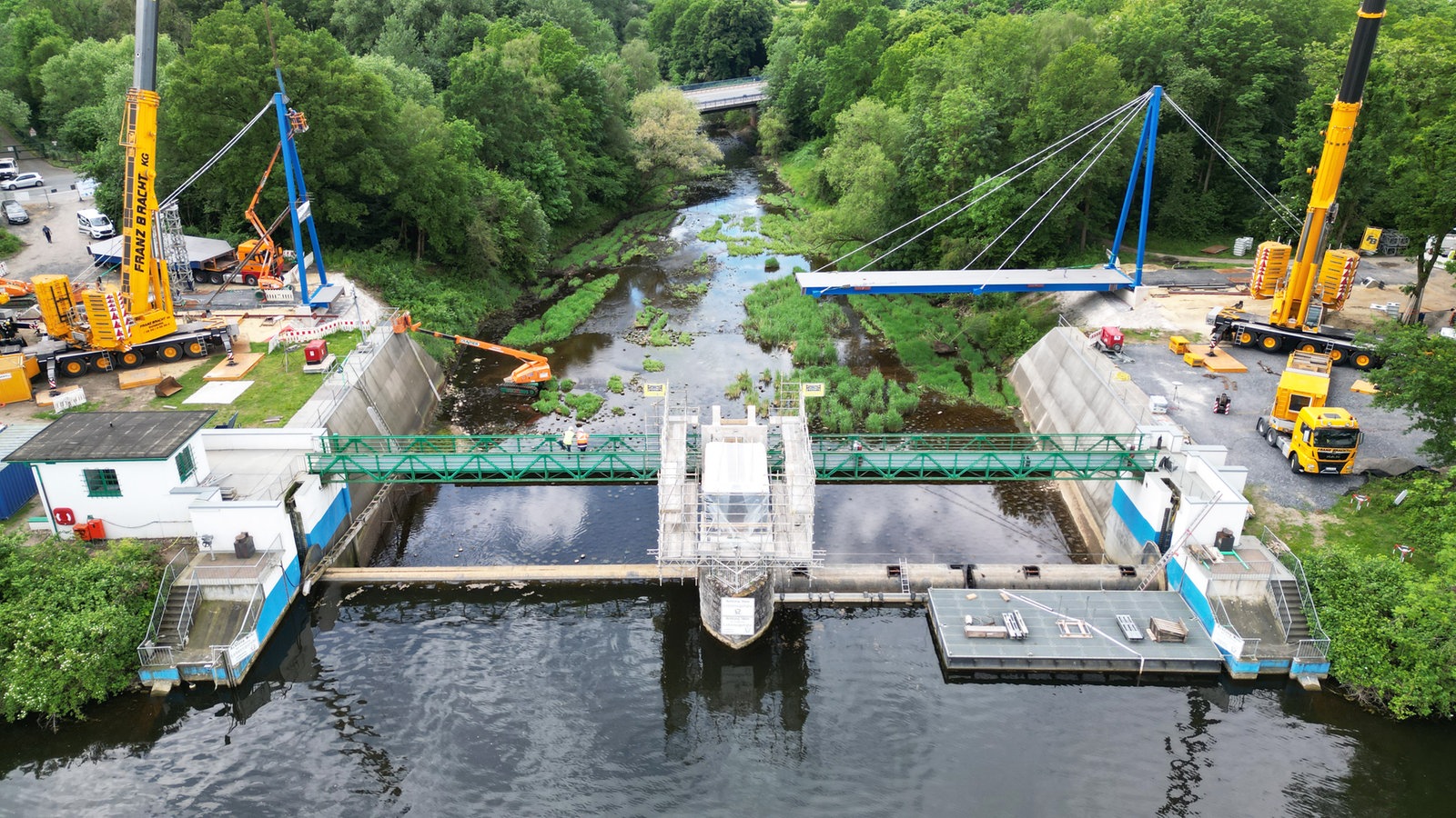 Neue Br Cke Am Halterner Stausee Westfalen Lippe Nachrichten Wdr