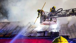 Feuerwehreinsatz beim Vereinsheimbrand