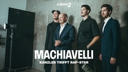 Bundeskanzler Olaf Scholz und RIN zu Gast im COSMO Machiavelli Podcast 