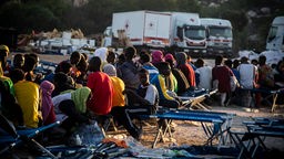 Flüchtlingslager in Lampedusa 