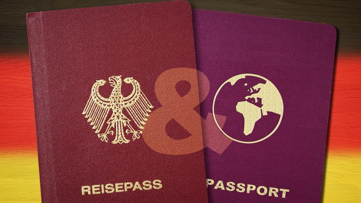 Nemački pasoš, znak & i još jedan, neodređeni, pasoš