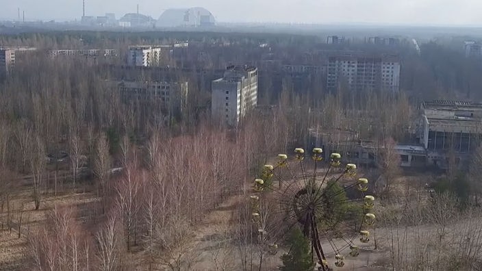 Napušteni grad Černobil, snimak iz vazduha