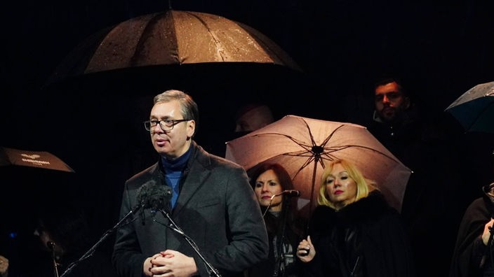Aleksandar Vučić na skupu u Prokuplju