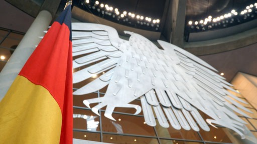 Bundesadler im Reichstag
