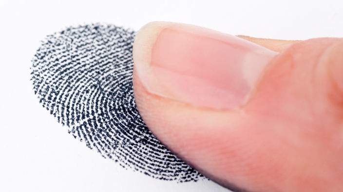 Fingerabdruck zur Identifizierung