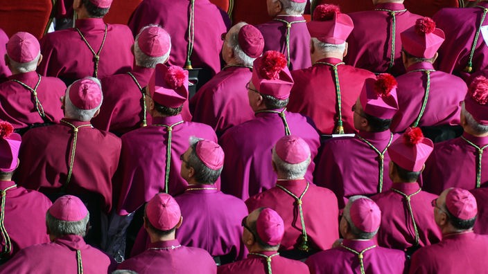 Kardinäle der katholischen Kirche in Rom während der Inauguration von Papst Franziskus am 19.03.2013