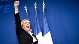 Die Vorsitzende der rechtsextremen Nationalen Front, Marine Le Pen