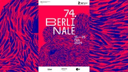 Das Plakatmotiv der 74. Ausgabe der Internationalen Filmfestspiele Berlin.