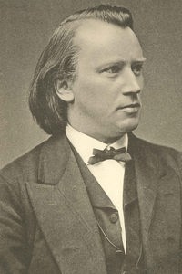 Der Komponist Johannes Brahms