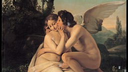 "Amor und Psyche" (1833) Öl auf Leinwand von F.Scaramuzza