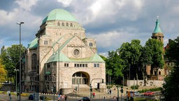 Blick auf die Alte Synagoge in Essen