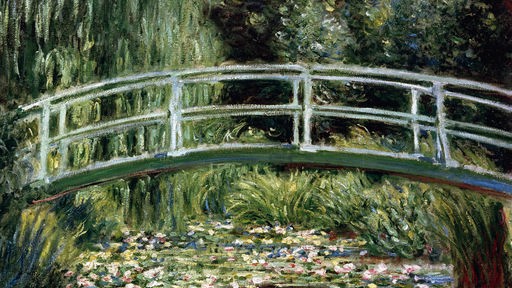 Monet Gemälde Japanbrücke