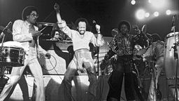 Earth, Wind & Fire beim Auftritt im "Rockpalast", im 1979.