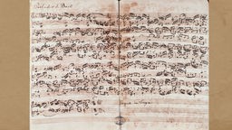 Partiturseite zum "Präludium C-Dur" in "Das wohltemperierte Klavier" von Johann Sebastian Bach