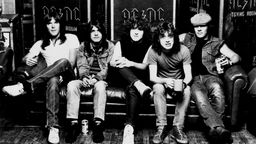 Die australische Rockband AC/DC in den 80er Jahren