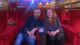 Björn Ulvaeus mit WDR 4-Kino-Expertin Andrea Burtz