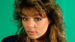 Sängerin Sandra Cretu 1985