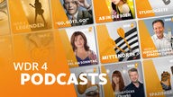 Zusammenstellung der Visuals der WDR 4-Podcasts