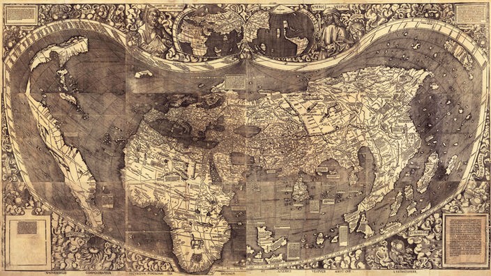 Weltkarte von Martin Waldseemüller