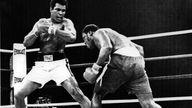 Muhammed Ali (Cassius Clay) gegen Joe Frazier.