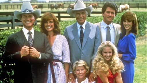 1981 Besetzung der Fernsehserie "Dallas"
