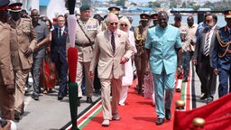 King Charles III. beim Staatsbesuchs in Kenia, 02.11.2023.