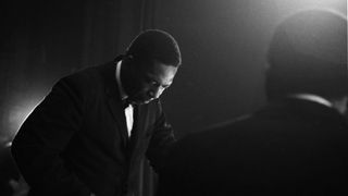 Die Jazzlegende John Coltrane bei einem Konzert in Paris 1963