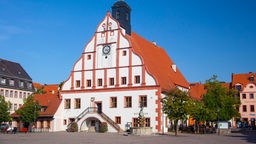 Marktplatz und Rathaus von Grimma