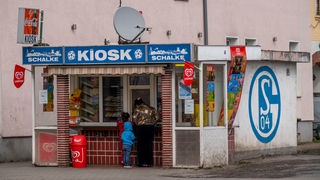 Kiosk Schalke 04, an der Ückendorfer Strasse in Gelsenkirchen
