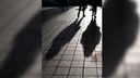 Schatten von zwei Personen
