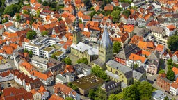 Luftbildaufnahme der Innenstadt von Soest