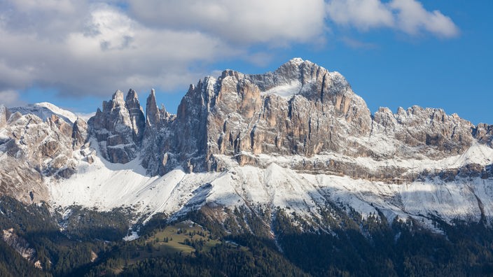 Bergmassiv in Südtirol