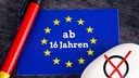 Symbolbild: Mindestalter bei der Europawahl 2024 ist in Deutschland 16 Jahre