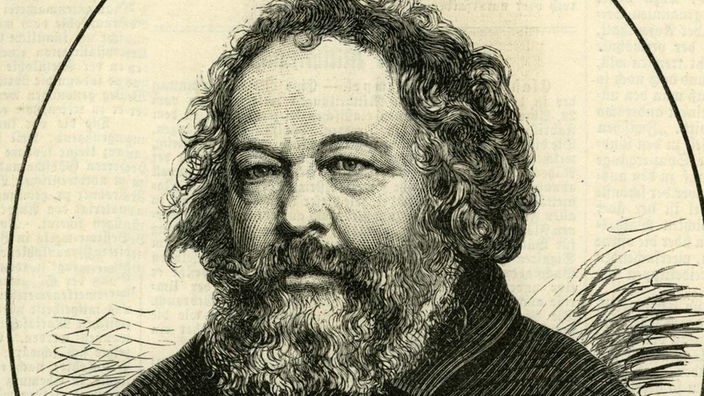 Michail Bakunin, Porträt, 1876