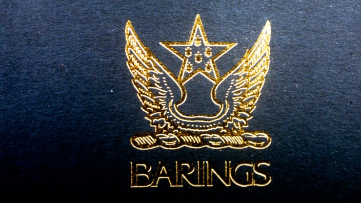 Das Logo der Londoner "Barings Bank"