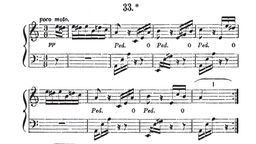 Erste Seite aus der Erstausgabe von Beethovens "Für Elise" in Ludwig Nohl: "Neue Briefe Beethovens"