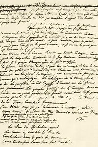 Eigenhändiges Schreiben des Königs an Voltaire, 9. September 1757. (Brief aus dem Feldlager während des 7jährigen Krieges; mit Andeutungen von Selbstmord- gedanken). -