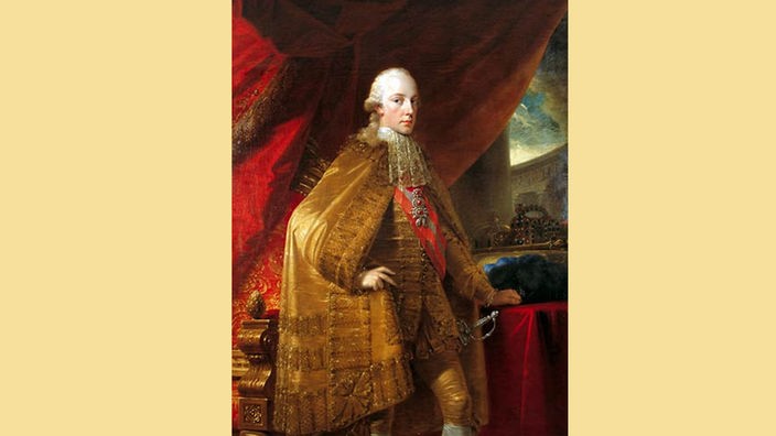 Franz II. nach seiner Kaisersrönung