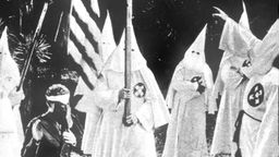 Aufnahmezeremonie des Ku-Klux-Klans 1936