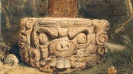 Maya-Kultur, Altar in Gestalt eines Ungeheuers