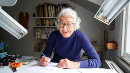 Die Schriftstellerin und Zeichnerin Judith Kerr