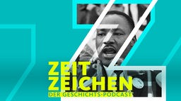 Martin Luther King bei seiner "I have a dream"-Rede am 28.08.1963 in Washington