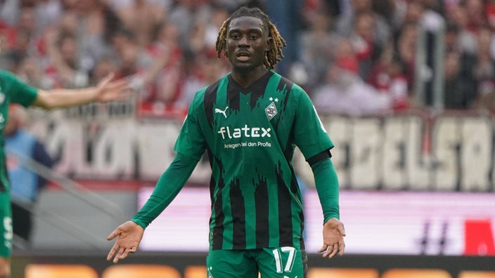 Manu Koné von Borussia Mönchengladbach