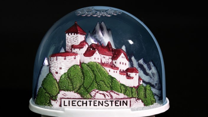 Schneekugel Liechtenstein