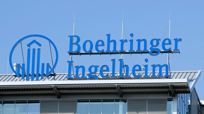 Logo des Pharmaunternehmens Boehringer Ingelheim GmbH in Ingelheim