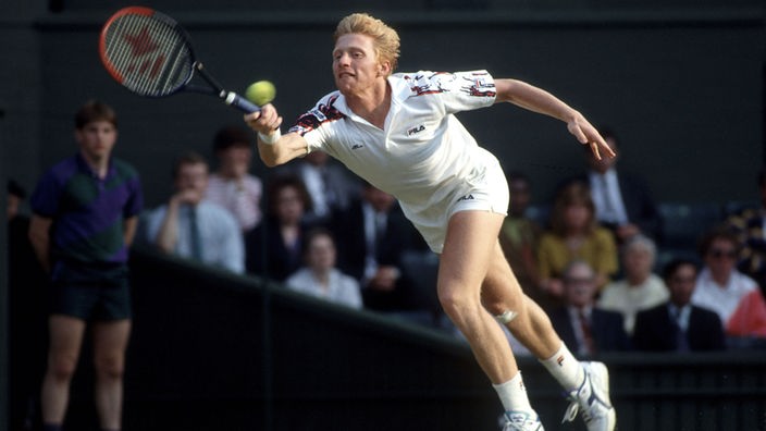 Boris Becker im Match