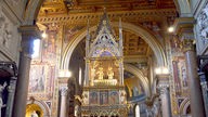 Zimborium der Lateran-Basilika in Rom